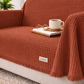Manta Decorativa Denver 1,50X2,00M 100% Algodão Karsten - Telha
