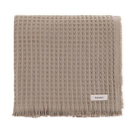 Manta Decorativa Denver 1,50X2,00M 100% Algodão Karsten - Taupe