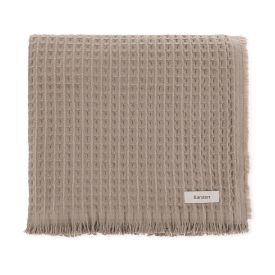 Manta Decorativa Denver 1,50X2,00 m 100% Algodão Karsten - Taupe
