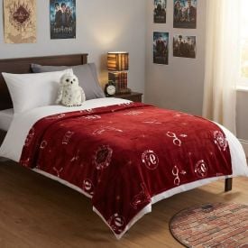 Manta Infantil Casal Harry Potter Rotativo Hedrons - Diagonal