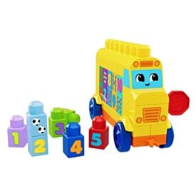 Mega Bloks Jogo de Construção Ônibus dos Números Monte e Conte Fischer-Price