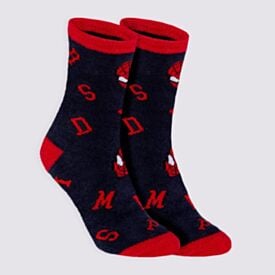 Meia Infantil Cano Longo Homem-Aranha Marvel