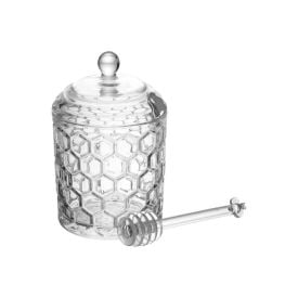 Meleira com Pegador Favo Lyor 270Ml - Transparente