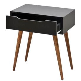 Mesa de Cabeceira Baixa 60Cm Havan Casa - Preto