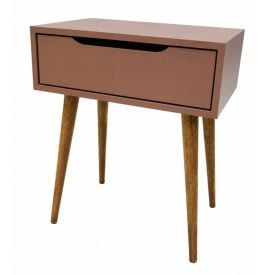 Mesa de Cabeceira Londres 60Cm Havan Casa - Mocca