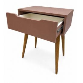 Mesa de Cabeceira Londres 60Cm Havan Casa - Mocca