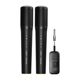 Microfone Wireless Bivolt Waaw Vocal 100 Pro Recarregável