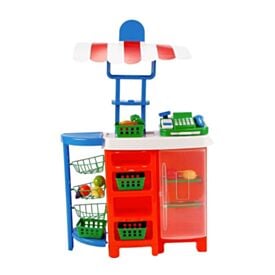 Minha Feirinha com Caixa Registradora Samba Toys