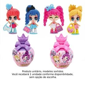 Mini Boneca Glamurosa Glam Girls Funville - Sortido