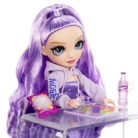 Mini Boneca Rainbow High Sparkle And Shine Fashion Doll - Viola