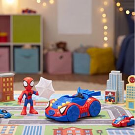 Mini Figura Spidey e Amigos Espetaculares com Veículo Hasbro - Sortido