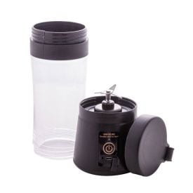 Mixer Portátil Recarregável Ubs Lyor 8X22cm - Preto