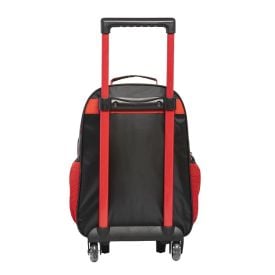 Mochila de Rodinhas Homem-Aranha Infantil Xeryus - Preto