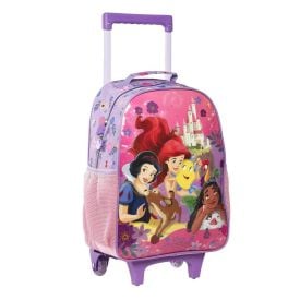 Mochila de Rodinhas Infantil Princesas Xeryus - Lilás