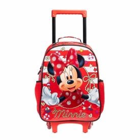 Mochila de Rodinhas Minnie Xeryus - Vermelho