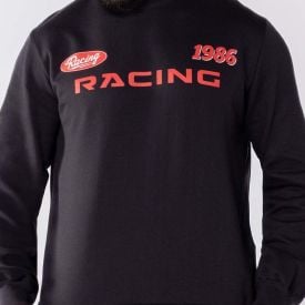 Moletom Masculino Sem Capuz Racing Thing Preto