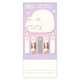 Notas Adesivas Purrfect Cats Tilibra - 6 Unidades