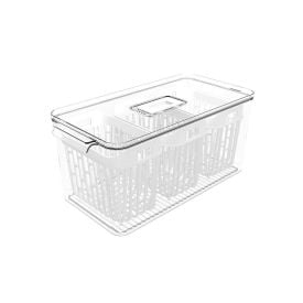 Organizador de Geladeira com Cesto Triplo Dry Coza 6 Litros