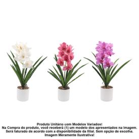 Orquídea Artificial com Vaso Havan Casa 58Cm - Sortido
