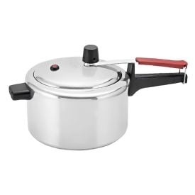 Panela de Press&atilde;o Classic Panelux Polida 3 Litros - Haste Vermelha