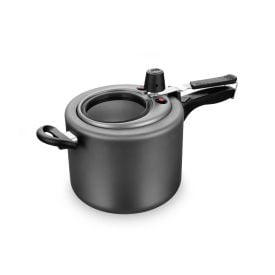 Panela de Press&atilde;o com Visor Superior Superflon Mta 4,5 Litros - Grafite