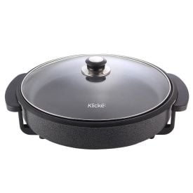 Panela Elétrica Klicke Cinza E Preto