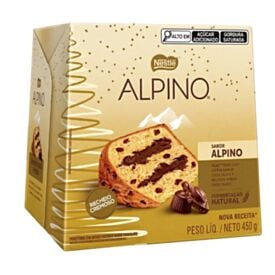 Panettone Alpino Chocolate Ao Leite Nestlé - 450g