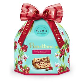 Panettone Cranberry Recheado com Chocolate S'oui - 500g