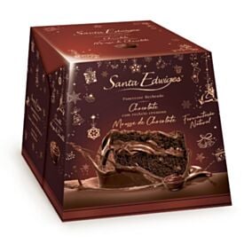 Panettone de Chocolate com Recheio Cremoso de Mousse de Chocolate Santa Edwiges - 500g