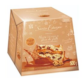 Panettone Nozes com Recheio de Doce de Leite Santa Edwiges - 500g