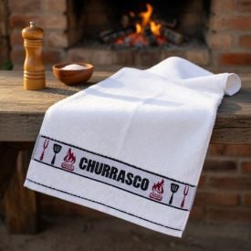 Pano de Copa 100% Algodão Gourmet Havan Casa - Churrasco