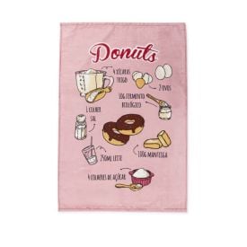 Pano de Copa 100% Algodão Felpudo Döhler 1 Pç - Sortido Donuts