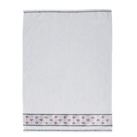 Pano de Copa Felpudo 45Cm X 65Cm Jacquard Döhler - Flores Rosa