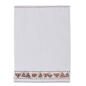 Pano de Copa Felpudo 45Cm X 65Cm Jacquard Döhler - Café Marrom