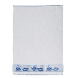 Pano de Copa Felpudo 45Cm X 65Cm Jacquard Döhler - Bule Azul