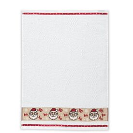 Pano de Copa Jacquard Natal Karsten - Noel Ho Ho