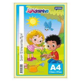 Papel Sulfite A4 4 Cores Jandainha 100 Folhas - 57103-77
