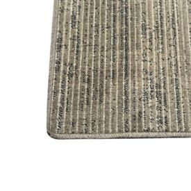 Tapete Passadeira 68Cm X 2,10M Belga Havan Casa - Listras Cinza E Bege