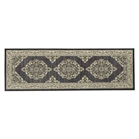 Tapete Passadeira 68Cm X 2,10M Belga Havan Casa - Moldura Chumbo