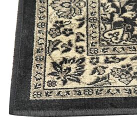 Tapete Passadeira 68Cm X 2,10M Belga Havan Casa - Moldura Chumbo