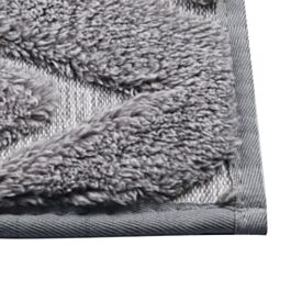 Tapete Passadeira Milano 60Cm X 1,80M Havan Casa - Cinza Chevron