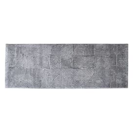 Tapete Passadeira 67Cm X 1,80M Lucca Havan Casa - Cinza Elegance 