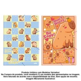 Pasta Aba Elástica Ofício Capy Dello - Sortido