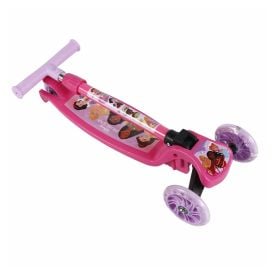  Patinete Infantil 3 Rodas com Led Princesas Disney