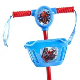 Patinete 3 Rodas Luzes e Som Spiderman Havan Toys - HBR0588