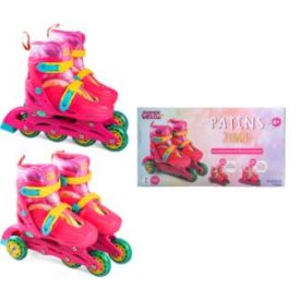 Patins Stars 2 em 1 Ajustável 32 a 35 Havan Toys