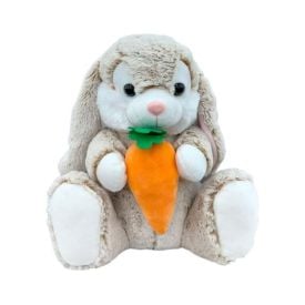 Pelúcia Coelho com Cenoura Havan Toys - HBR0934