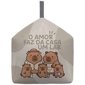 Peso de Porta Decorativo Havan Casa - CAPIVARA FAMILIA