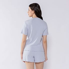 Pijama Feminino Americano De Tricot Camila Moretti