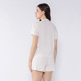 Pijama Feminino Americano De Tricot Camila Moretti